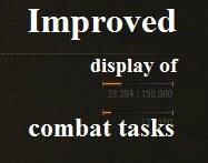 Improved display of progress of fighting tasks Mod For World Of Tanks 0.9.16