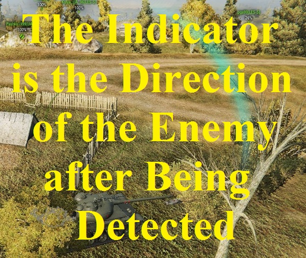 Indicator is the Direction of the Enemy after Being Detected Mod WOT 0.9.22.0.1