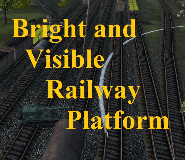 Bright and Visible Railway Platform Mod For World Of Tanks 0.9.22.0.1