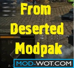 Deserted Modpack For World of tanks 0.9.16