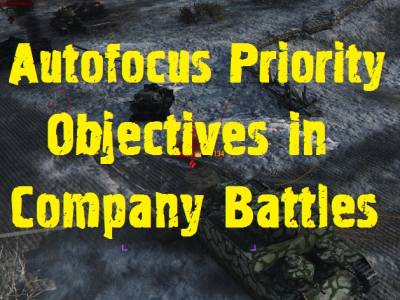 Autofocus priority objectives in company battles Mod For WoТ 0.9.22.0.1