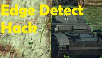 Edge Detect Hack - contour lighting equipment for World of tanks 0.9.16