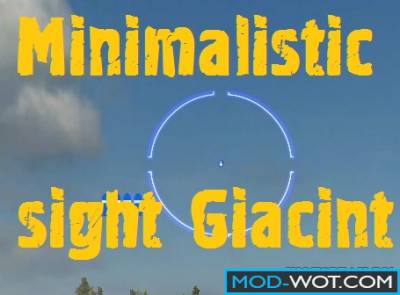 Minimalistic sight Giacint For World Of Tanks 0.9.22.0.1