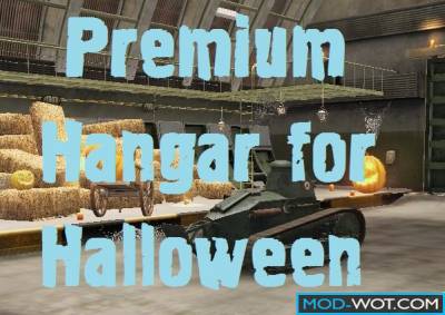Premium hangar for Halloween for World of tanks 0.9.16