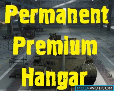 Replacing base hangar from Prem account for World of tanks 0.9.22.0.1