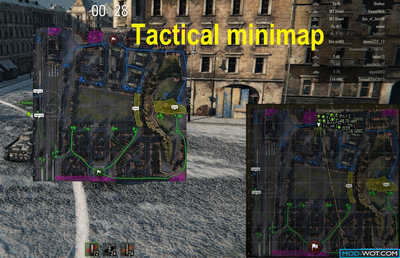 Tactical minimap in loading screen before battle For WOT 1.3.0.0