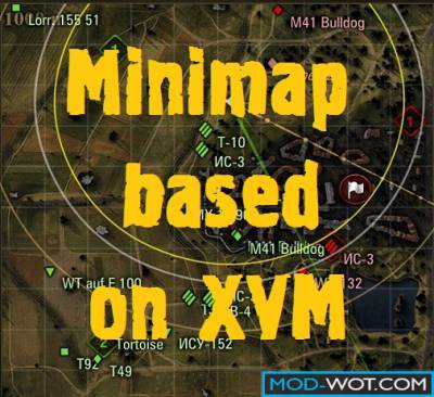 Smart minimap on basis of integrated XVM For World of tanks 0.9.22.0.1