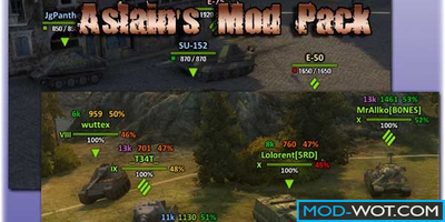 Aslain’s ModPack for World of Tanks 1.3.0.1