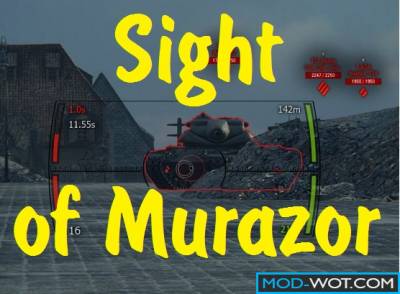 Sniper and arcade sight from Murazor For World of Tanks 0.9.22.0.1