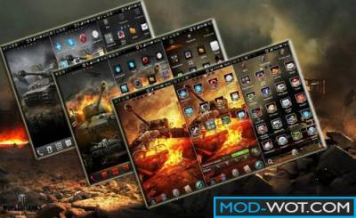 Themes World of Tanks for Android + live Wallpaper