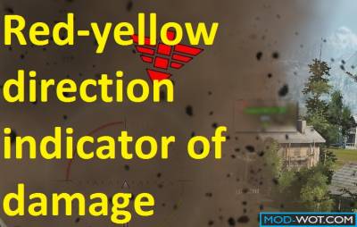 Red-yellow direction indicator of damage 0.9.20.1.3