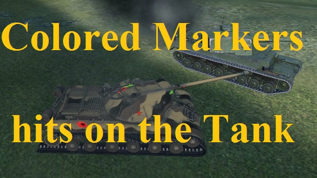 Colored Markers (decals) hits on the Tank Mod For WoТ 0.9.22.0.1
