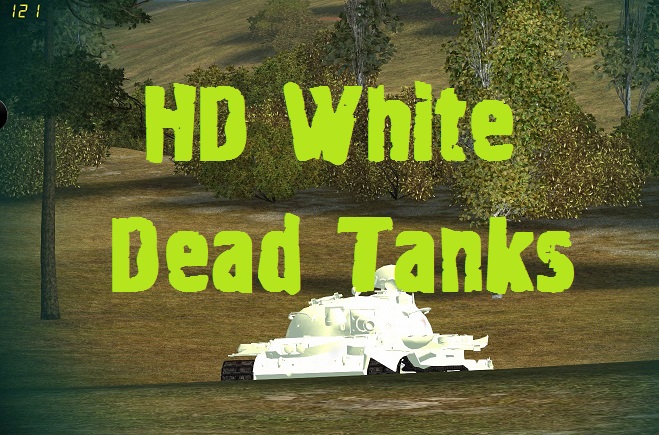 HD white dead tanks Mod For World Of Tanks 0.9.22.0.1